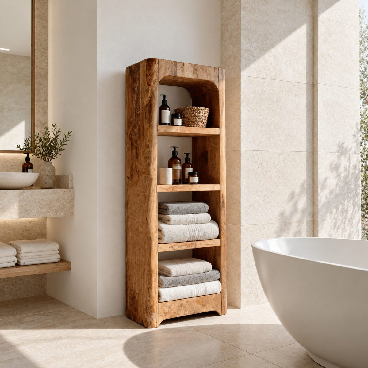 Bathroom Shelves – handmade solid wood furniture by Rustic Interior