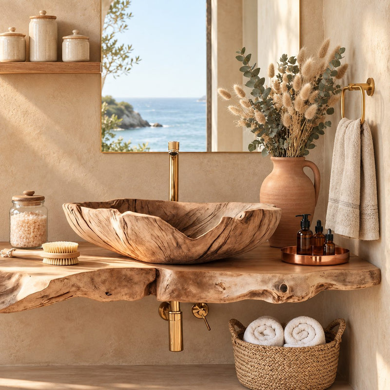 Wood Vessel Sinks