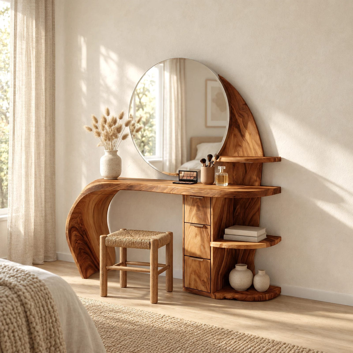 Makeup Vanities – handmade solid wood furniture by Rustic Interior