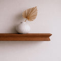 Rustic Beam Floating Shelf, Solid Wood Thick Wall Shelf for Bedroom Living Room, Chunky Walnut Bookshelf Ledge