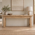 Live-Edge Solid Wood Entryway Bench, Rustic Walnut Farmhouse Seating for Hallway & Mudroom