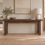 Live-Edge Solid Wood Entryway Bench, Rustic Walnut Farmhouse Seating for Hallway & Mudroom