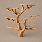 Artisan Tree Bookshelf With Sculpted Branch Shelves For Living Room