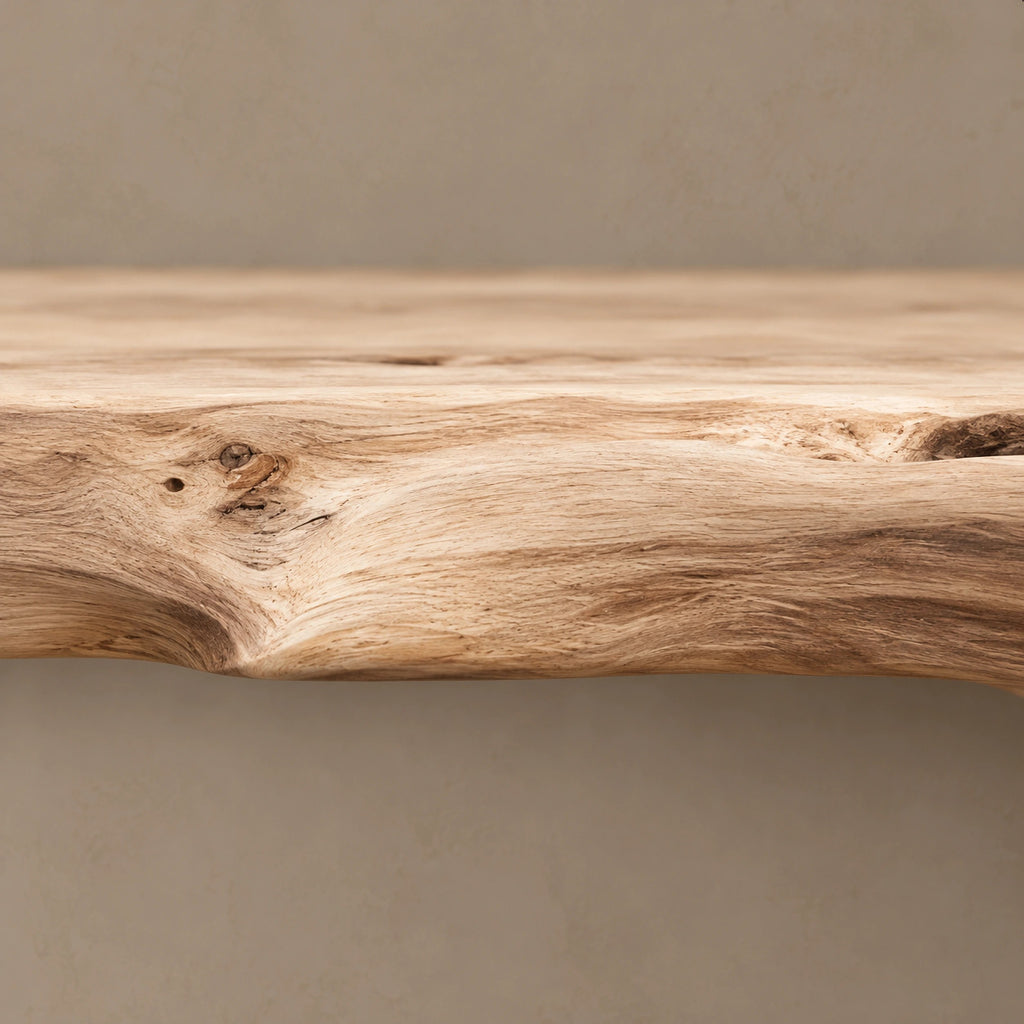 Coastal Driftwood Console Table With Twisted Branch Legs For Entryway