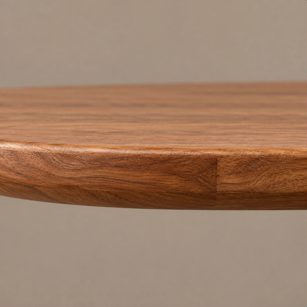 Handcrafted Closed Loop Pedestal Console Table For Entryway