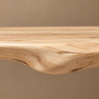 Handmade Spiral Trunk Console Table With Carved Base For Living Room