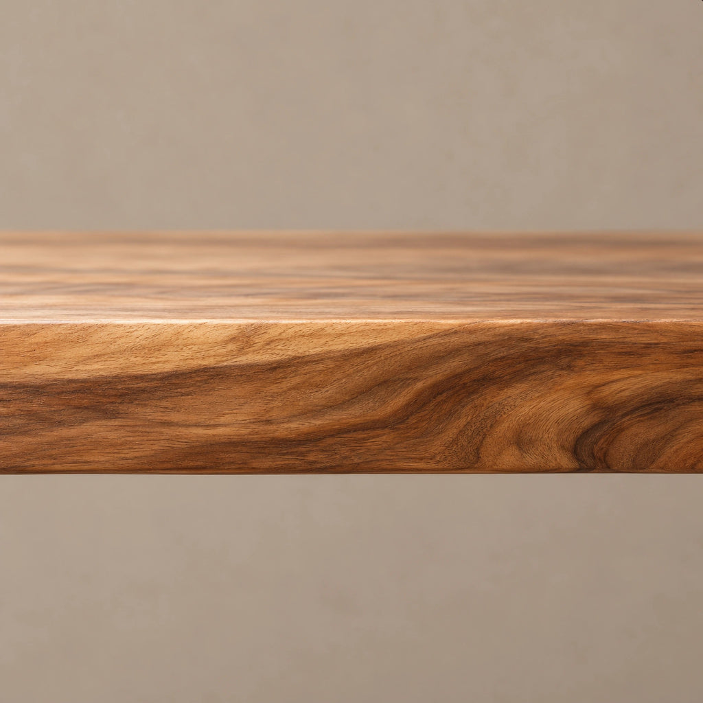 Modern Wave Base Console Table With Flowing Ribbon Leg For Entryway