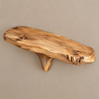 Sculptural Floating Wall Shelf With Mushroom Cap Design For Living Room