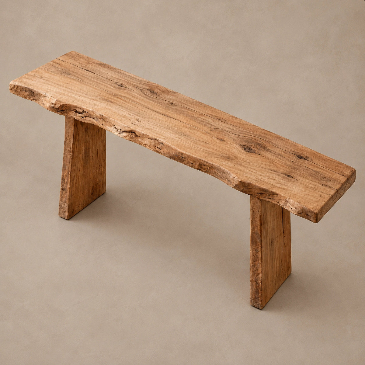 Farmhouse Console Table With Plank Legs For Entryway