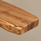 Rustic Root Base Pedestal Console Table For Entryway