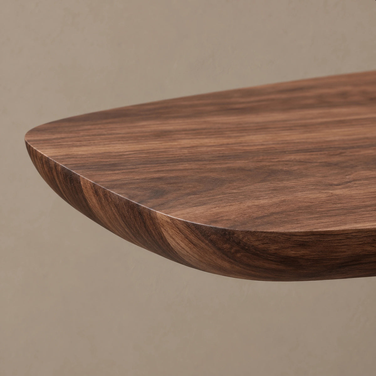 Sculptural Ocean Wave Console Table With Curling Base For Entryway