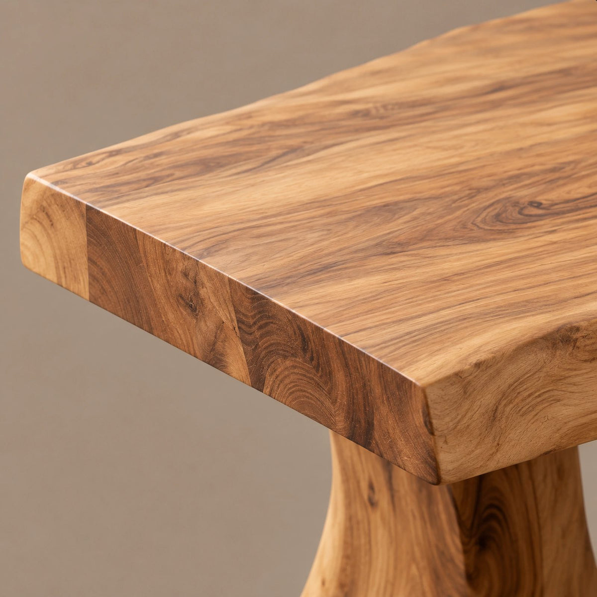 Farmhouse Solid Wood Dining Table With Crossed Trestle Legs For Dining Room
