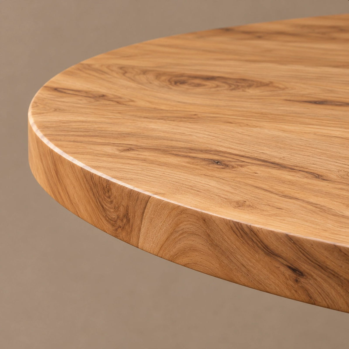 Mid Century Round Dining Table With Crossed Branch Base For Kitchen