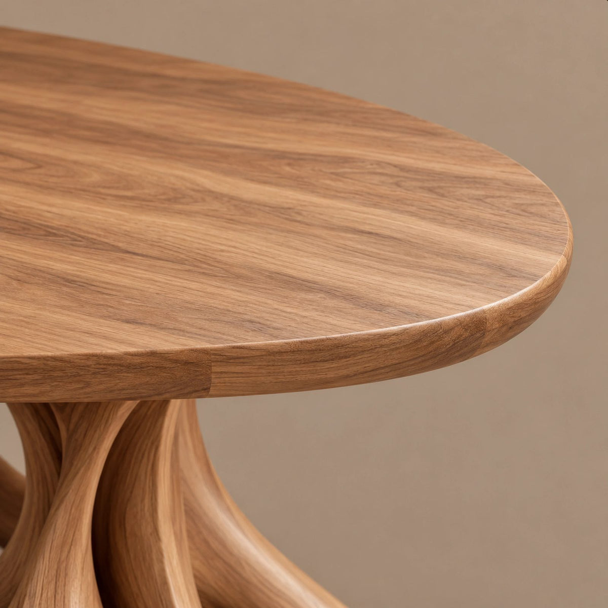 Farmhouse Live Edge Dining Table With Hourglass Pedestal Base For Kitchen
