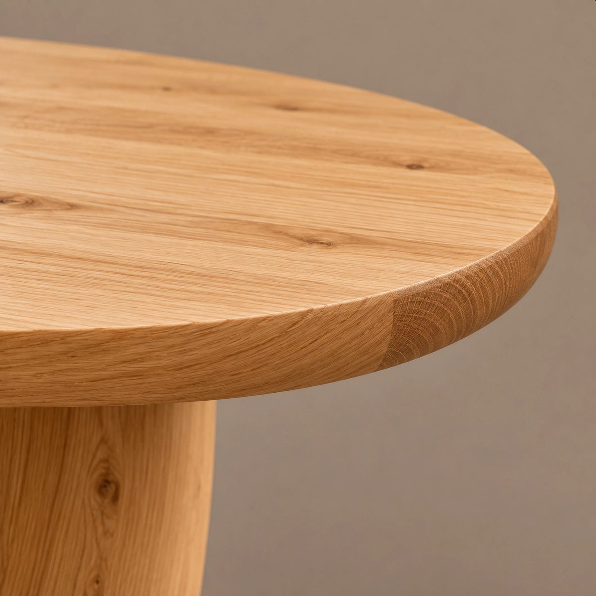 Handcrafted Oval Dining Table With Asymmetrical Curved Base For Dining Room