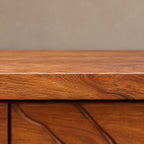 Modern Branch Carved Sideboard With Storage Doors For Dining Area