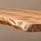 Organic Live Edge Dining Table With Branching Root Legs For Dining Room