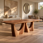 Organic Live Edge Dining Table With Flowing Branch Legs For Dining Room