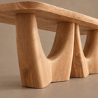 Organic Live Edge Dining Table With Flowing Branch Legs For Dining Room