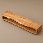 Sculptural Live Edge TV Console With Waterfall Base For Living Room