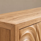 Contemporary Flowing Wave Sideboard For Dining Room