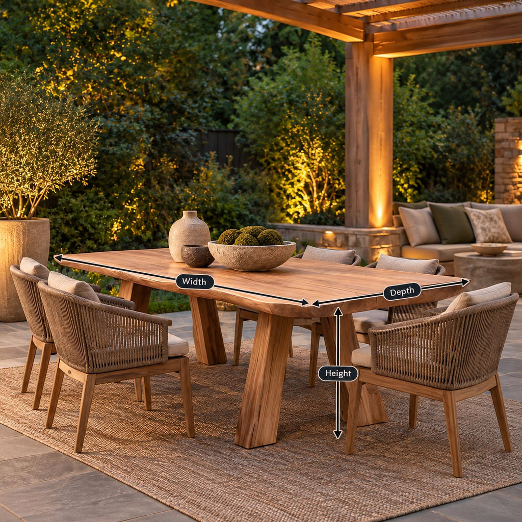 Organic Live Edge Dining Table With Sculptural Wood Base For Dining Room
