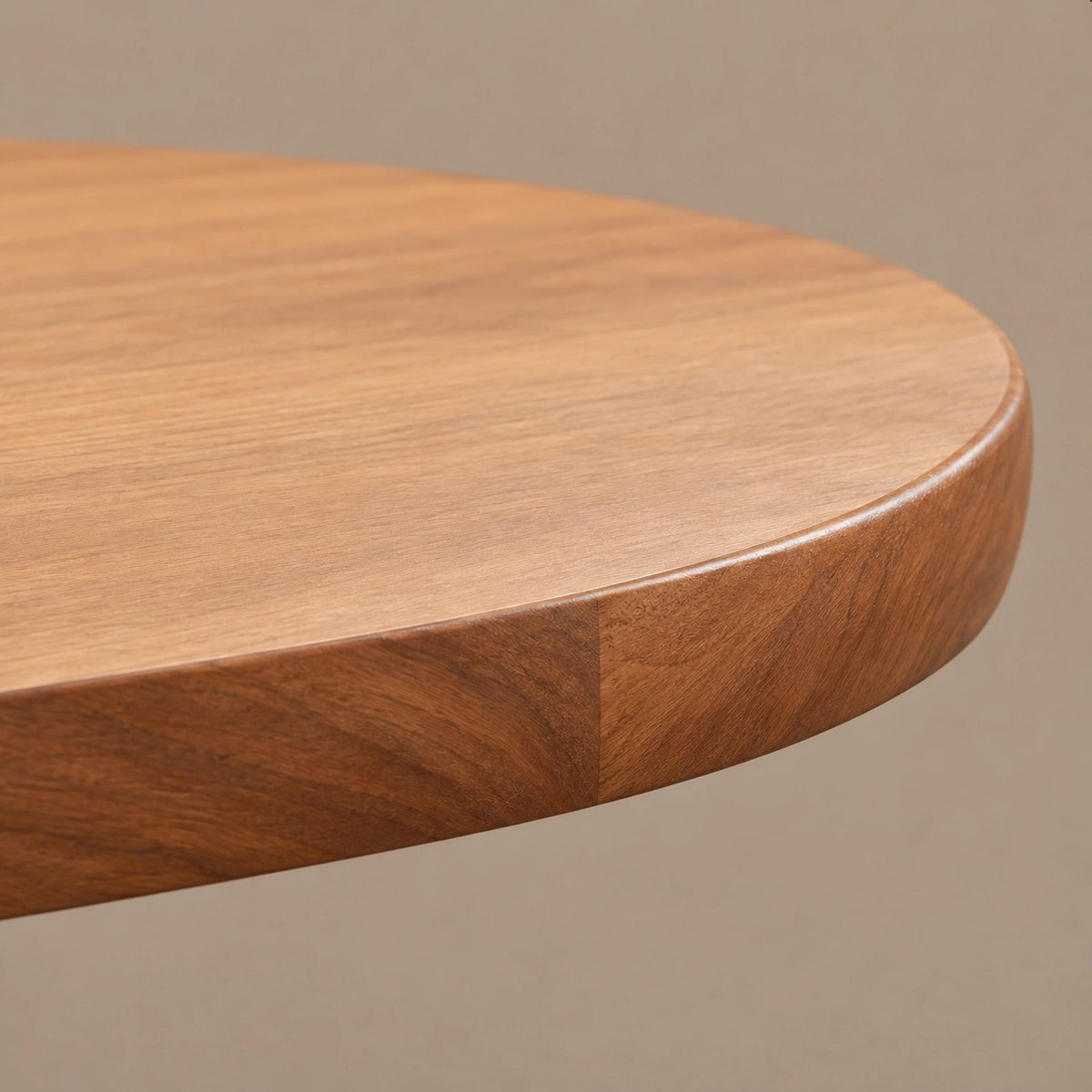 Farmhouse Oval Dining Table With Turned Pedestal Base For Kitchen