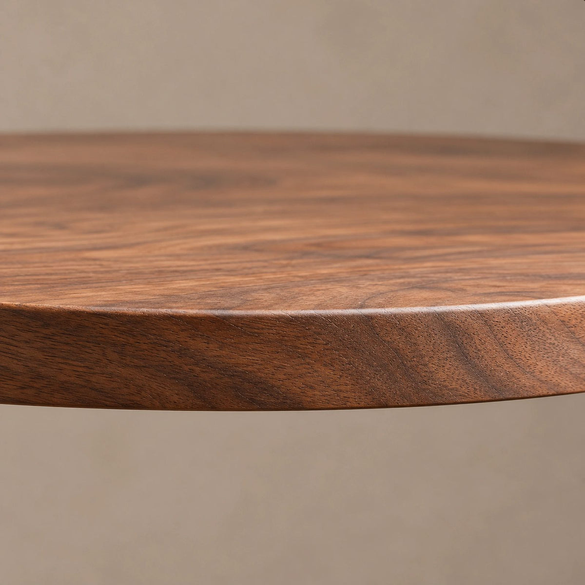 Modern Solid Wood Dining Table With Sculpted Pedestal Base For Dining Room