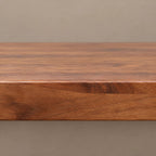 Contemporary Curved Wood TV Stand With 3 Drawers For Living Room