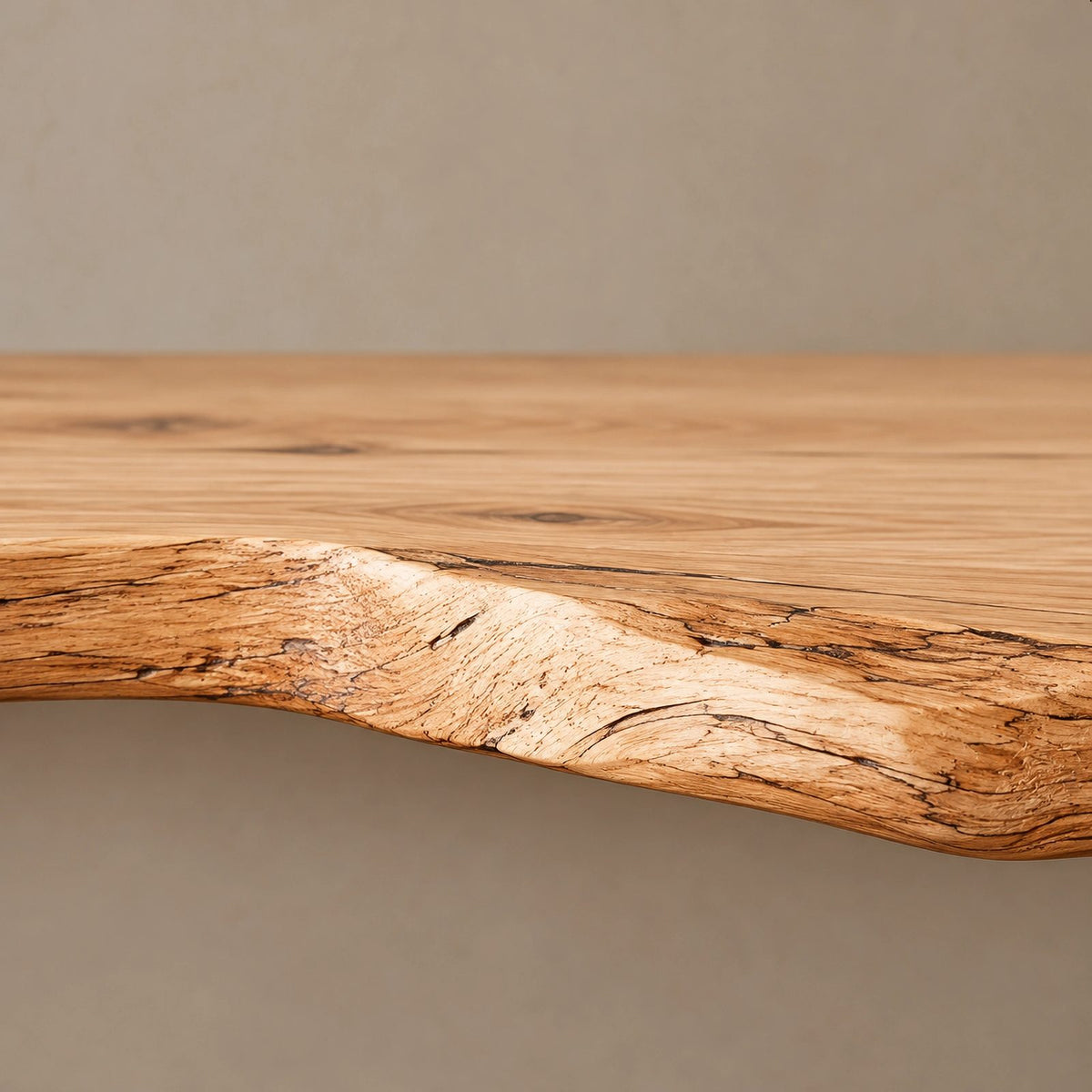 Sculptural Tree Branch TV Console With Open Shelf For Living Room