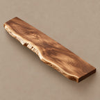 Coastal Live Edge Wall-Mounted TV Shelf For Living Room