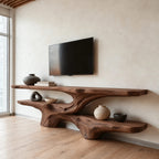 Mid Century Sculptural Root Base TV Stand For Living Room