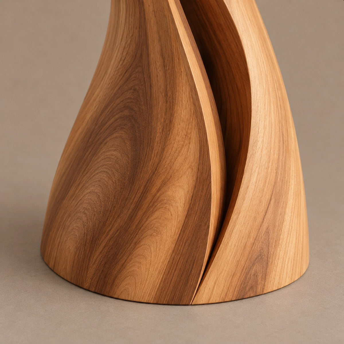 Modern Flame Cluster Floor Sculpture With Curved Blades For Entryway