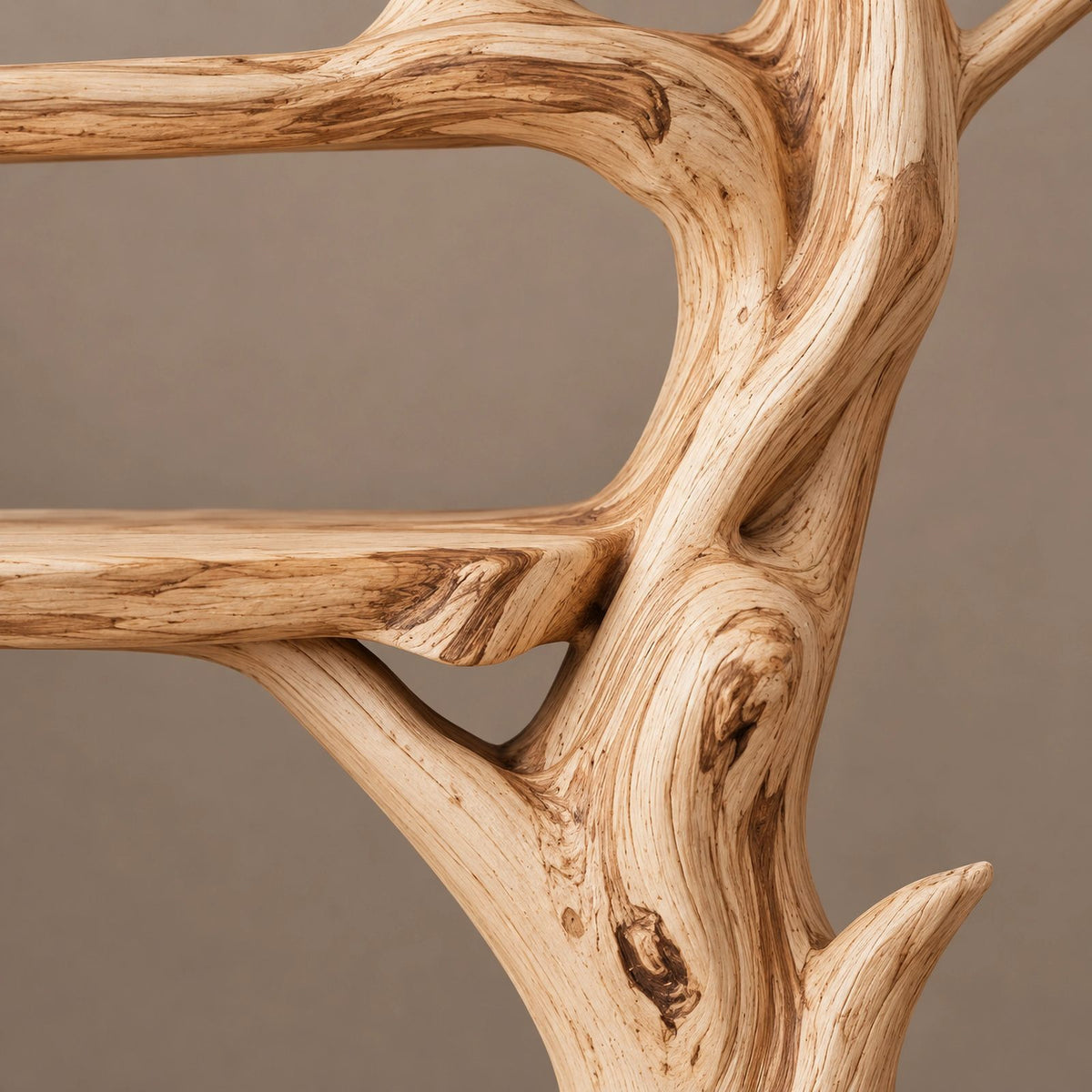 Scandinavian Tree Bookshelf With Open Branch Form For Living Room