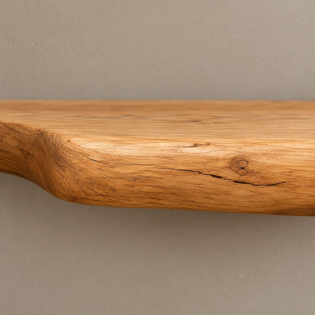 Organic Solid Wood Tree Bookshelf With Branch Shelves For Living Room