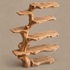 Organic Tree Bookshelf With Asymmetrical Branch Shelves For Living Room