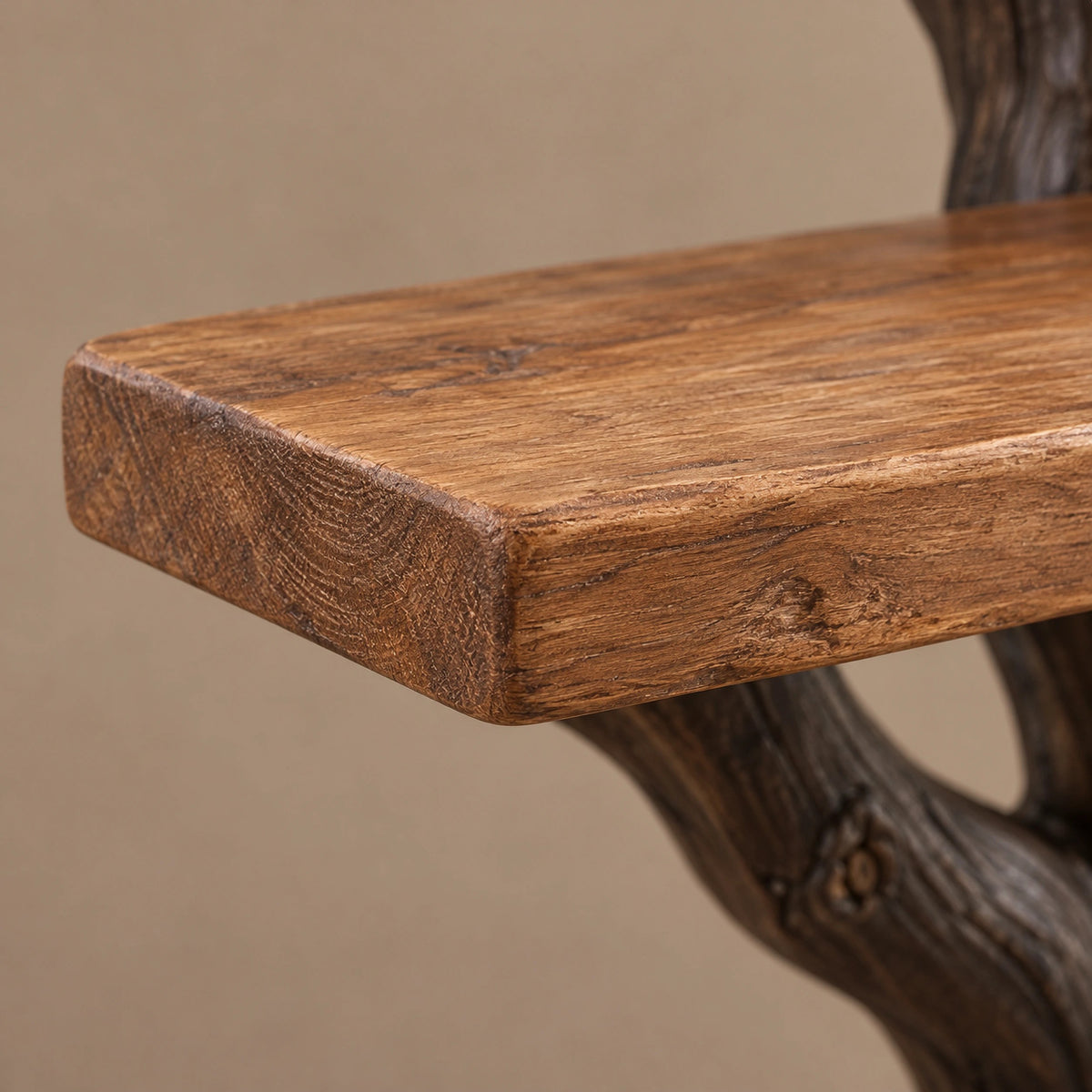 Modern Wall Tree Bookshelf With Broad Rounded Crown For Living Room